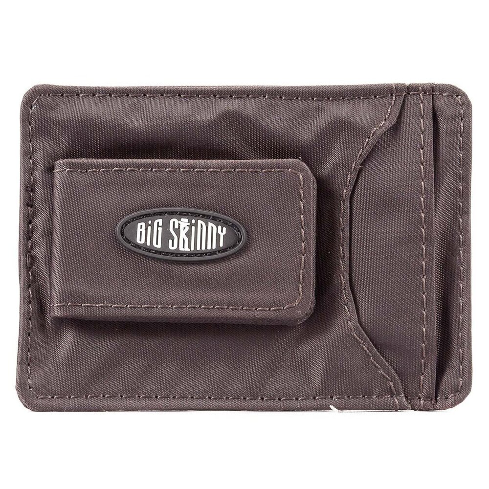 8683 Magnetic Money Clip Slim Wallet, Holds Up to 12 Cards, Brown